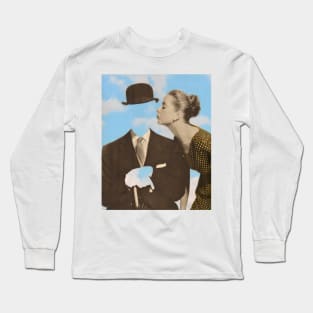 Kissing Magritte Long Sleeve T-Shirt